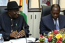 Côte d’Ivoire-Nigeria : Guerre ouverte entre Ouattara et Goodluck Jonathan